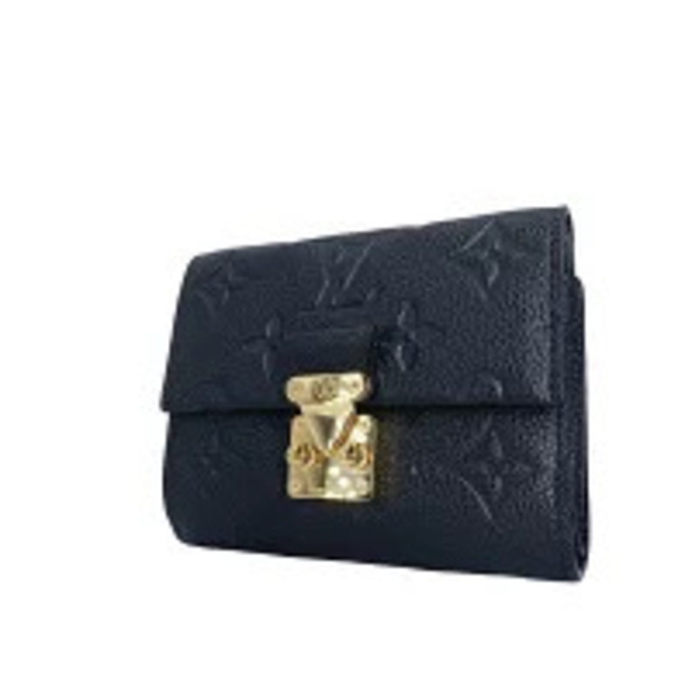 LOUIS VUITTON Portefeuille Metis Compact Monogram Empreinte Black Tri fold